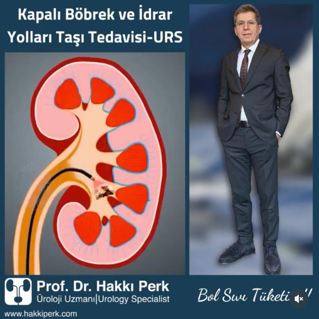 Lazerle Böbrek Taşı Ameliyatı,  Üreterorenoskopi-URS